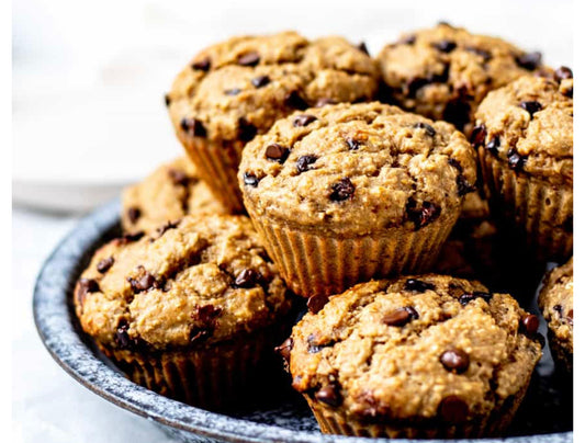 Protein Banana Chocolate Chip Muffin